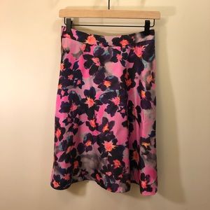 J.CREW Collection Silk Floral A-line Skirt 2